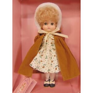Effanbee Diana Doll Lil Innocents 9" Cloak Hood Corduroy Dress 1998 Vtg New Box